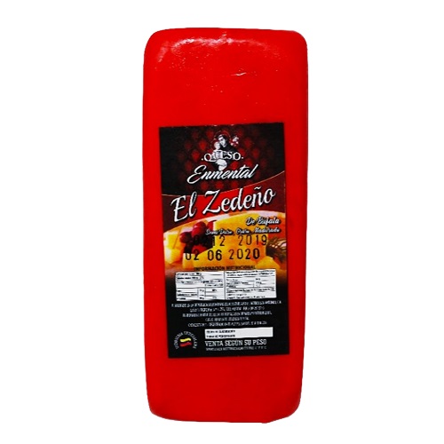 QUESO EMMENTAL ZEDEÑO  X KG