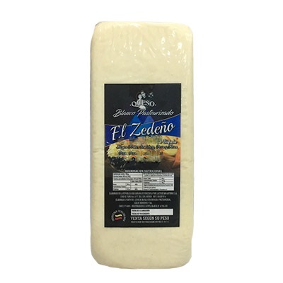 QUESO BUFALA ZEDEÑO BLANCO X KG