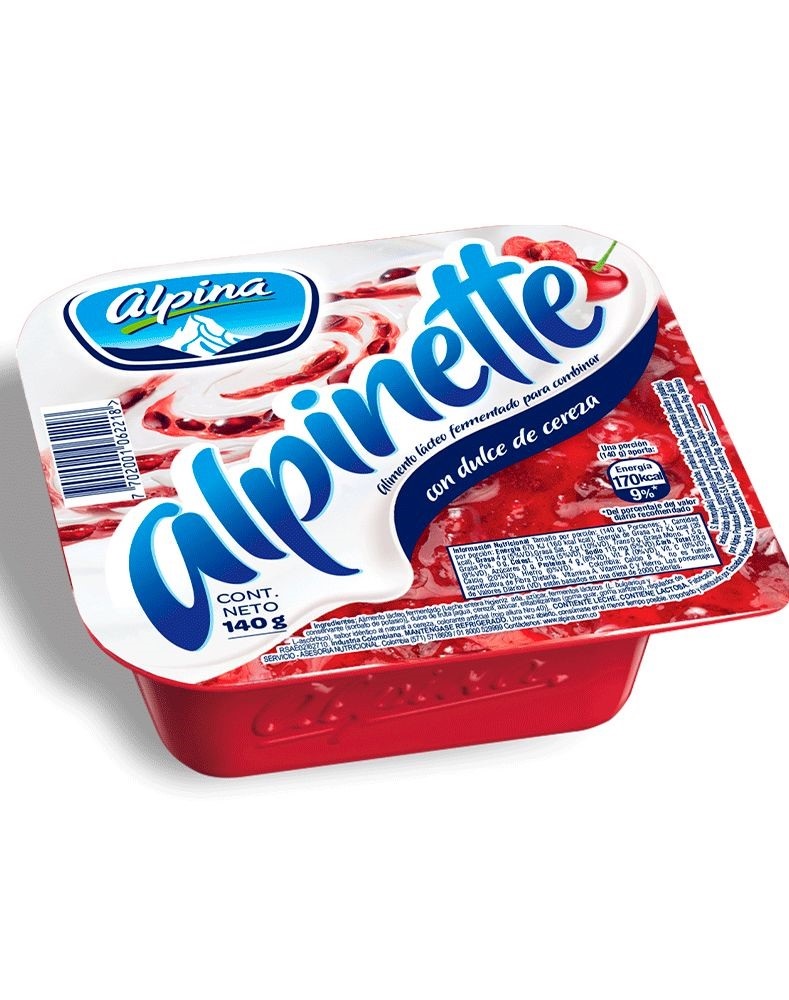 ALPINETTE ALPINA 140GR CEREZA