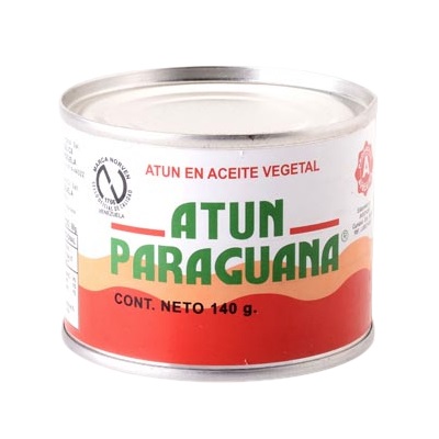ATUN PARAGUANA 140GR ACEITE VEGETAL