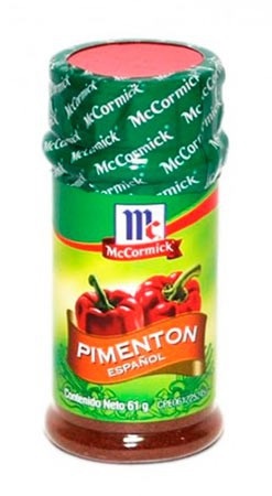 PIMENTON MCCORMICK 65GR ESPAÑOL