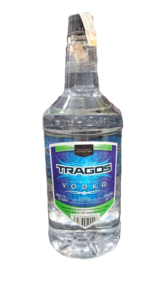 VODKA TRAGOS 1.75LT BOTELLA
