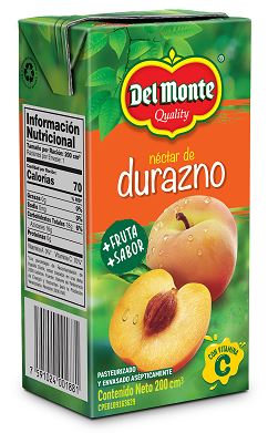 NECTAR DEL MONTE 200ML DURAZNO