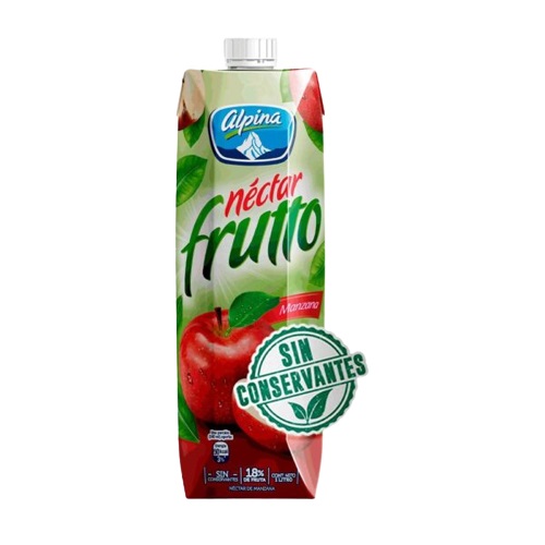JUGO ALPINA 1LT MANZANA UHT