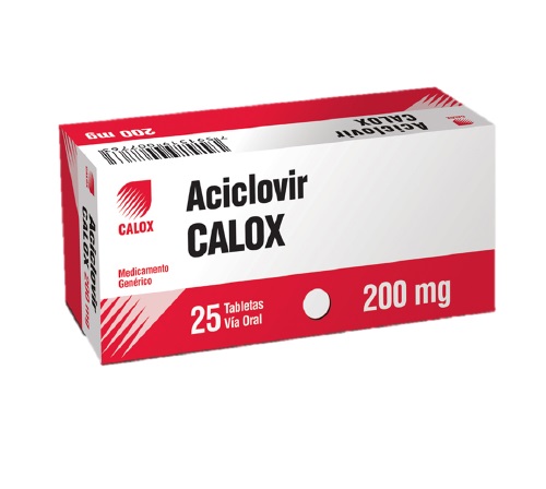 ACICLOVIR 200MG X 25 TABLETAS CALOX