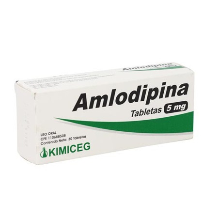 AMLODIPINA 5MG X 30TABL KIMICEG
