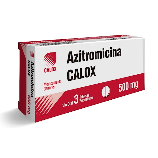 AZITROMICINA 500MG X 3 TABLETAS CALOX