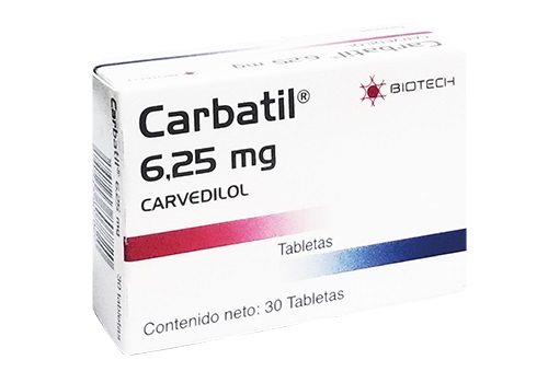 CARBATIL 6,25MG X 30TAB