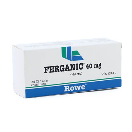 FERGANIC 40MG X 24 CAPSULAS ROWE