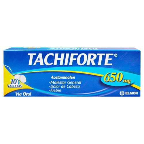 TACHIFORTE 650MG X 10 TABLETAS ELMOR
