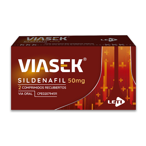 VIASEK 50MG X 2COMP SILDENAFIL LETI