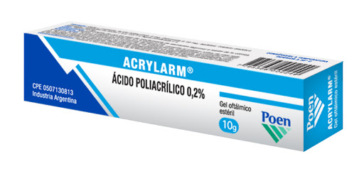 ACRYLARM 0,2% X 10G GEL OFT ACI POLIACRILICO POEN