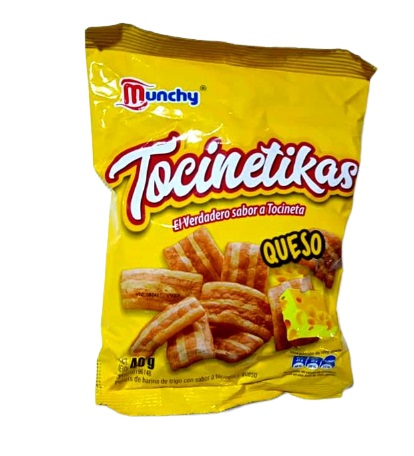 TOCINETIKAS MUNCHY 40GR QUESO
