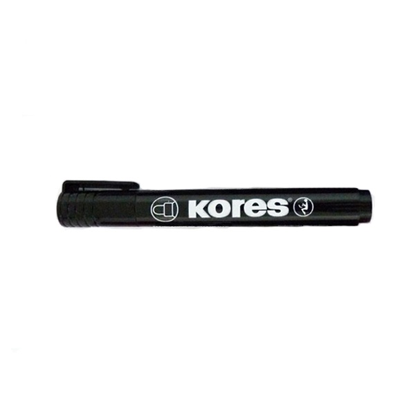 MARCADOR PERMA KORES REDONDO NEGRO XP1