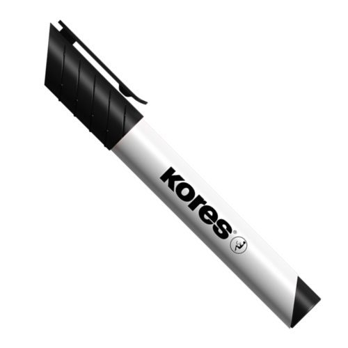 MARCADOR PIZARRA KORES BISELAR NEGRO