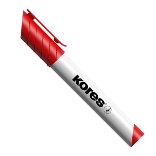 MARCADOR DE PIZARRA KORES BISELAR ROJO
