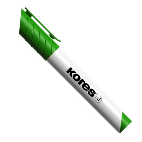 MARCADOR PIZARRA KORES BISELAR VERDE
