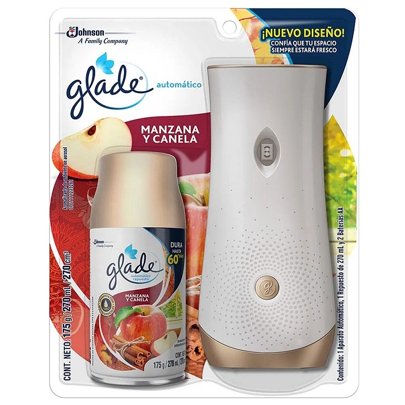 AMBIENTADOR GLADE 175GR MANZCANELA REP