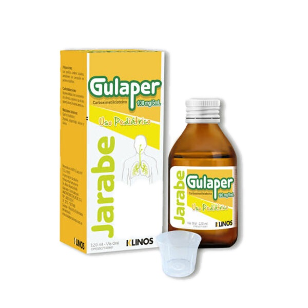 GULAPER 100MG 5ML X 120ML PEDIATRICO MEGALABS