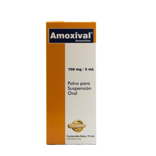 AMOXIVAL SUSP 750MG 5ML X 70ML VALMORCA