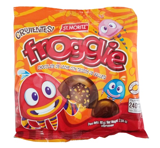 BOMBONES FROGGIE ST MORITZ 80GR