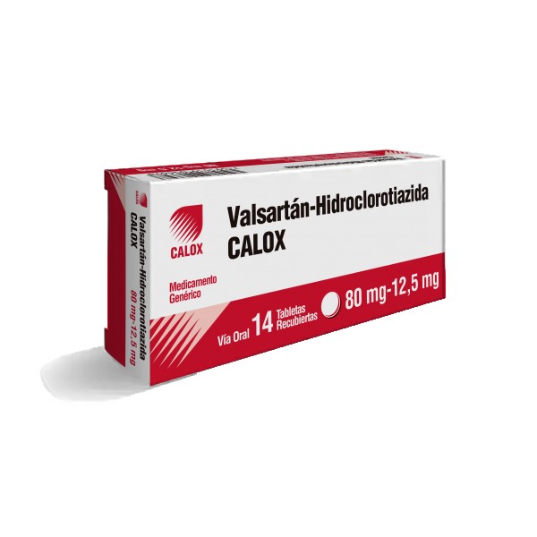 VALSARTAN HCT 80MG 12,5MG X 14TAB CALOX