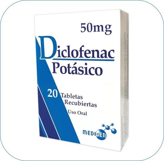 DICLOFENAC POTASICO 50MG X 20TAB MEDIGEN