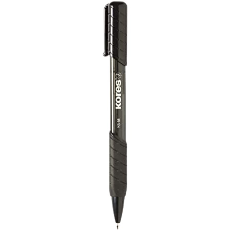 BOLIGRAFO RETRACTIL KORES X UND NEGRO M