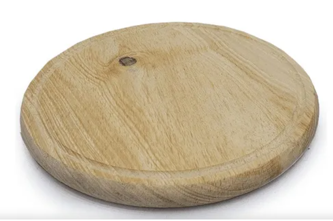 TABLA DE MADERA CARTAN 24CM REDONDA 2055064