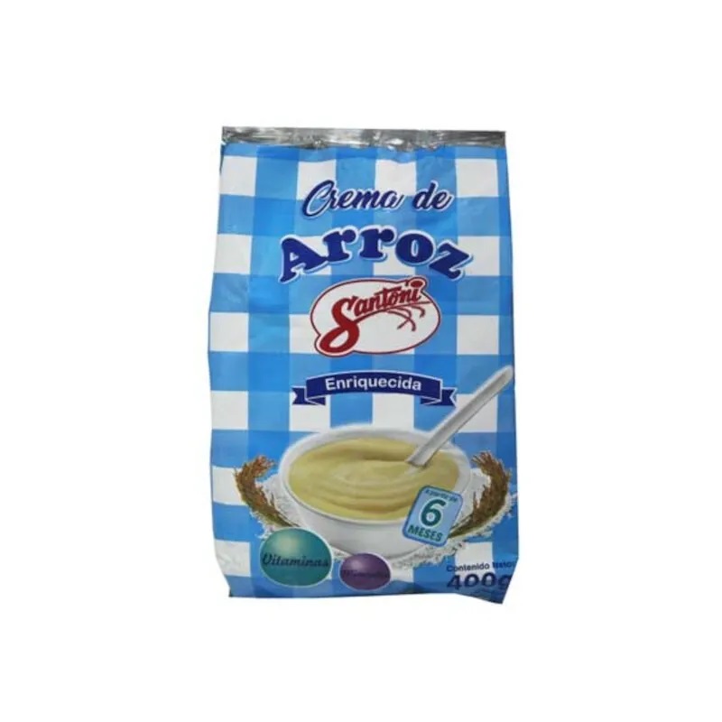 CREMA DE ARROZ SANTONI 400GRS