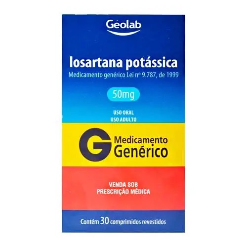 LOSARTAN POTASICO 50MG X 30COMPRIMIDOS GEOLAB