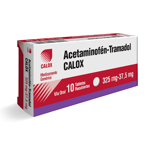 ACETAMINOFEN TRAMADOL 325MG/37,5MG X 10TAB CALOX