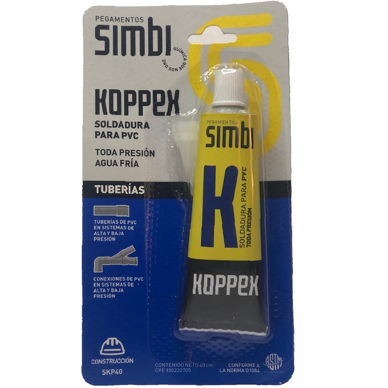 SOLDADURA DE PVC SIMBI 40CM3 KOPPEX