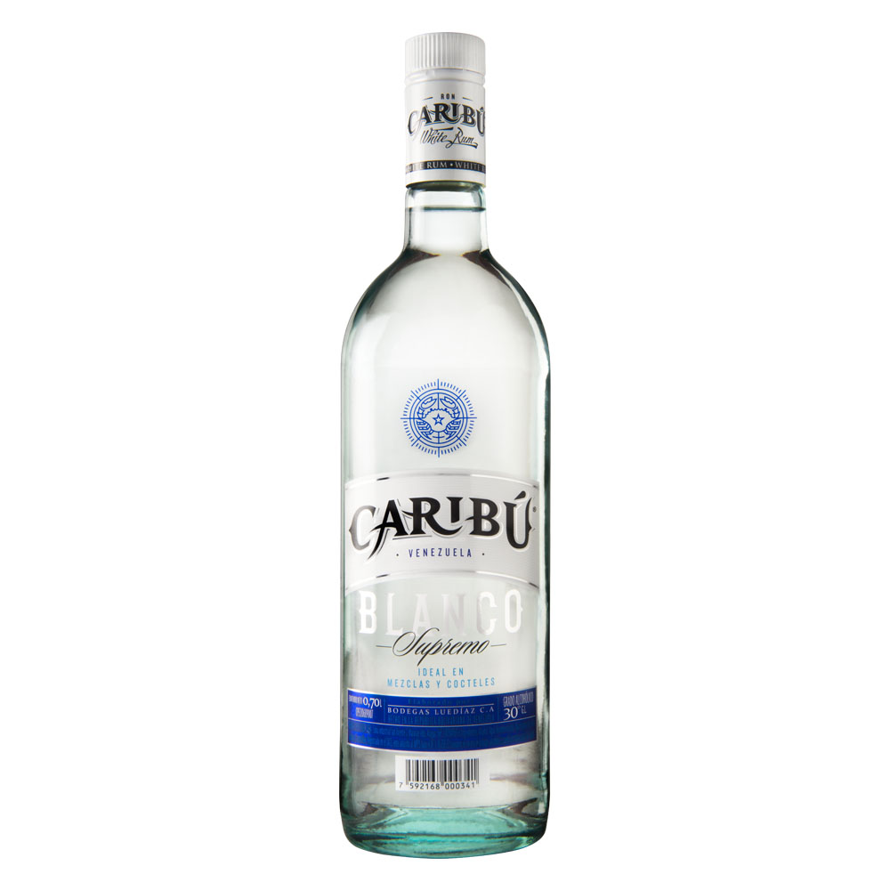 LICOR DE RON CARIBU 0.70LT BLANCO