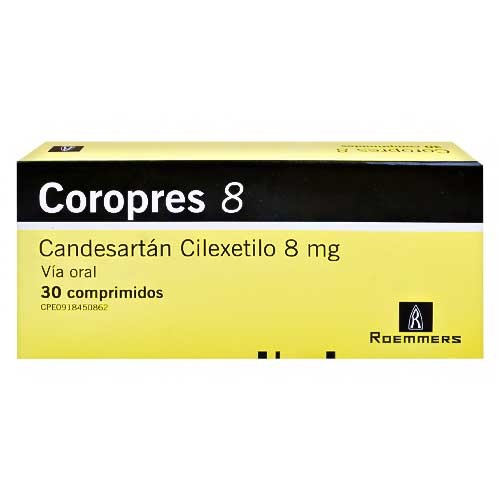 COROPRES 8MG X 30 COMP MEGALABS