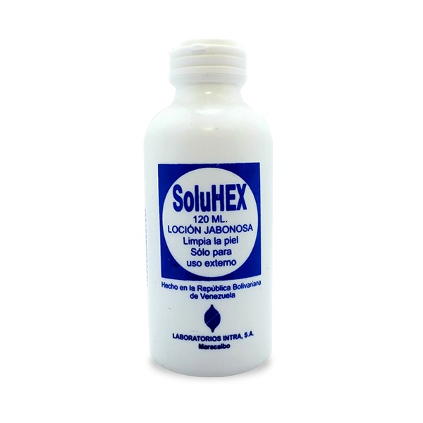 SOLUHEX LOCION JABONOSA 120ML INTRA