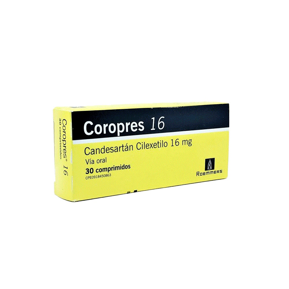 COROPRES 16MG X 30COMP CANDESARTAN MEGALABS