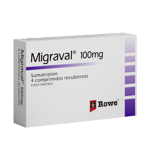 MIGRAVAL ROWE 100MG X 4 COMP