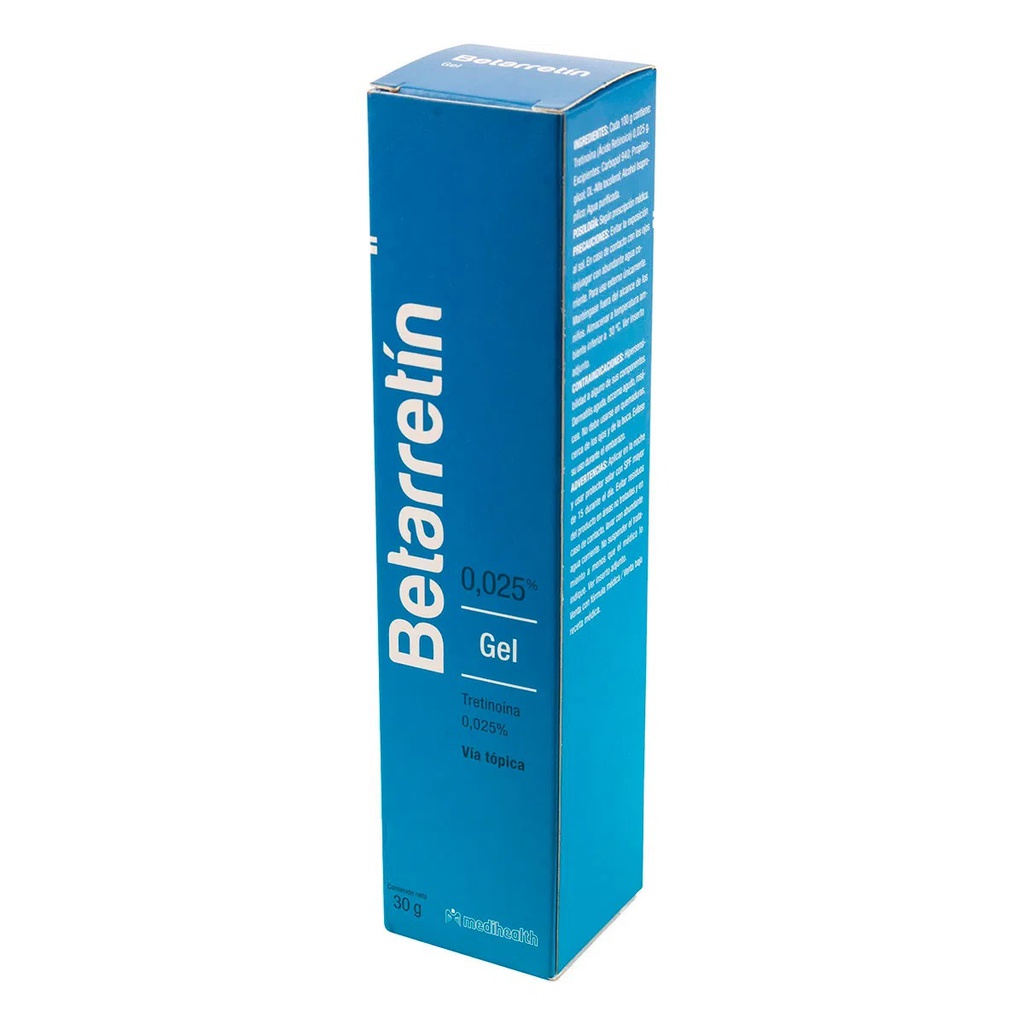 BETARRETIN GEL USO TOPICO 0,025% X 30G