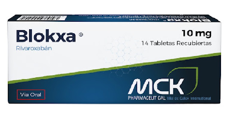 BLOKXA (RIVAROXABAN) 10MG X 14TABLETAS MCK