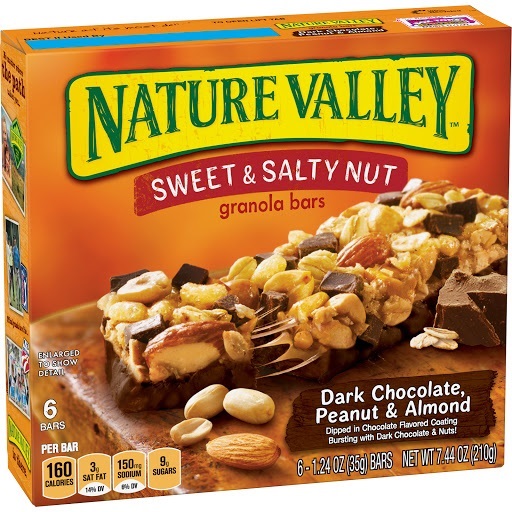 BARRA NATURE VALLEY 6UND 210G GRAN CHO A