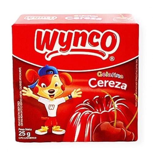GELATINA WYNCO 25GR CEREZA