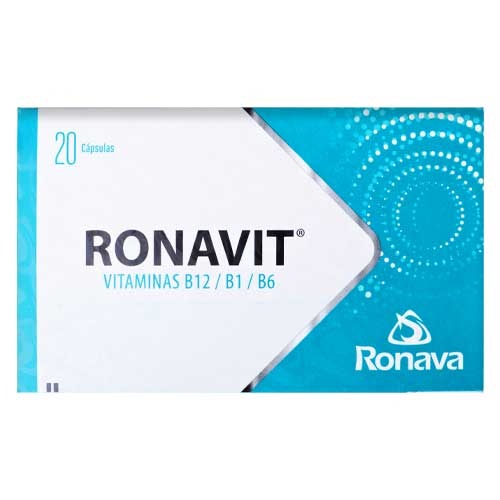RONAVIT RONAVA VIT B12 B1 B6 X20TAB