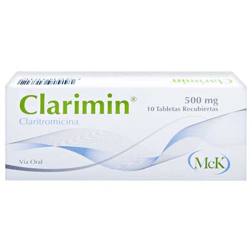 CLARIMIN 500MG X 10TABLETAS MCK