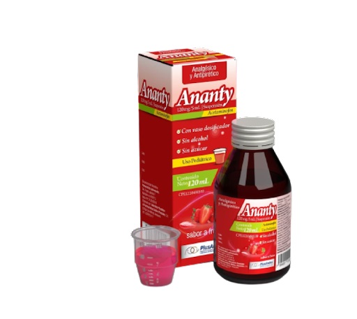 ANANTY FRESA USO PED 120MG / 5ML X 120ML PLUSANDEX