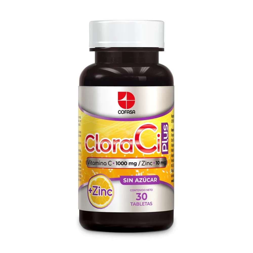CLORACI PLUS 1000MG 10MG X 30TAB COFASA