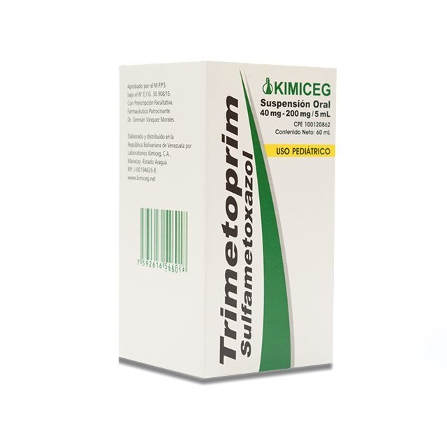 TRIMETOPRIM SUSP 40MG 200MGX5ML KIMICEG