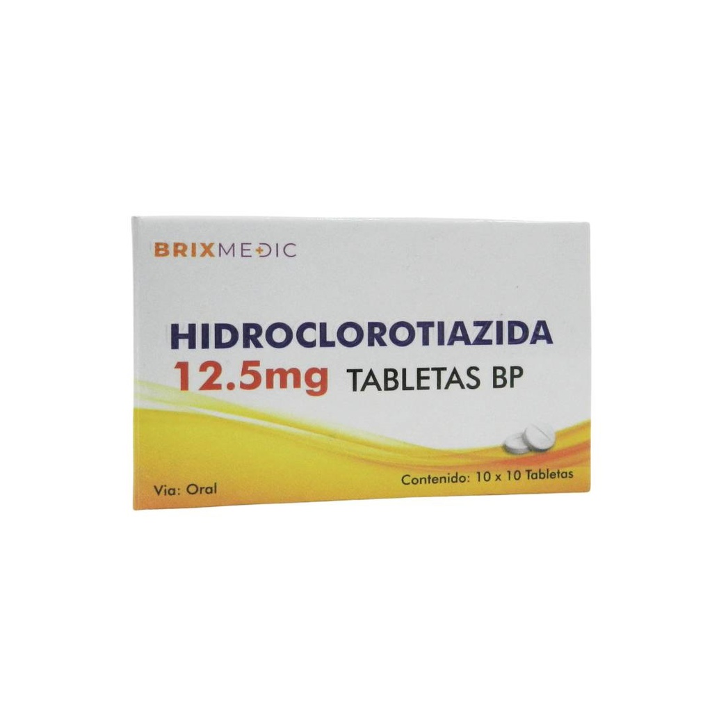 HIDROCLOROTIAZIDA 12,5MGX10TAB BRIXMEDIC