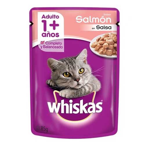 COMIDA HUMEDA WHISKAS 85GR SALMON