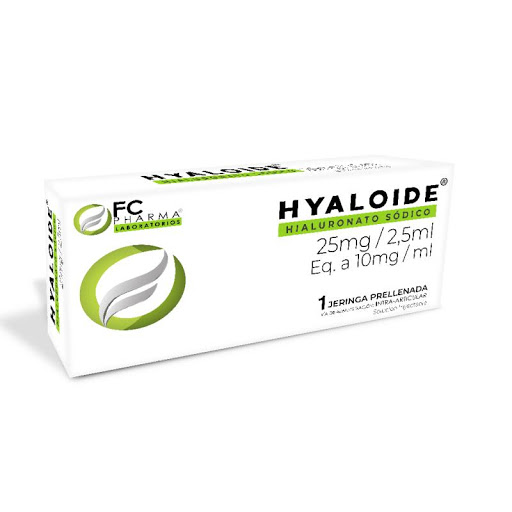 HYALOIDE SOLUC INYEC 25MG/2,5ML X 1 JERINGA FC PHARMA